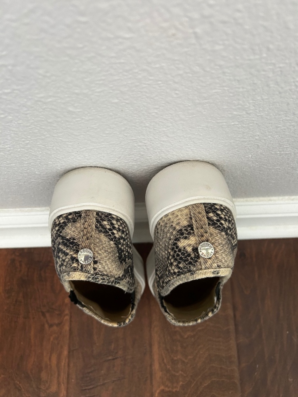 Steve Madden snake print shoes